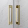 Radaway Idea 8 Kdd Brushed Gold kabina 80x110cm szczotkowane złoto 10370080-99-01L/10370110-99-01R